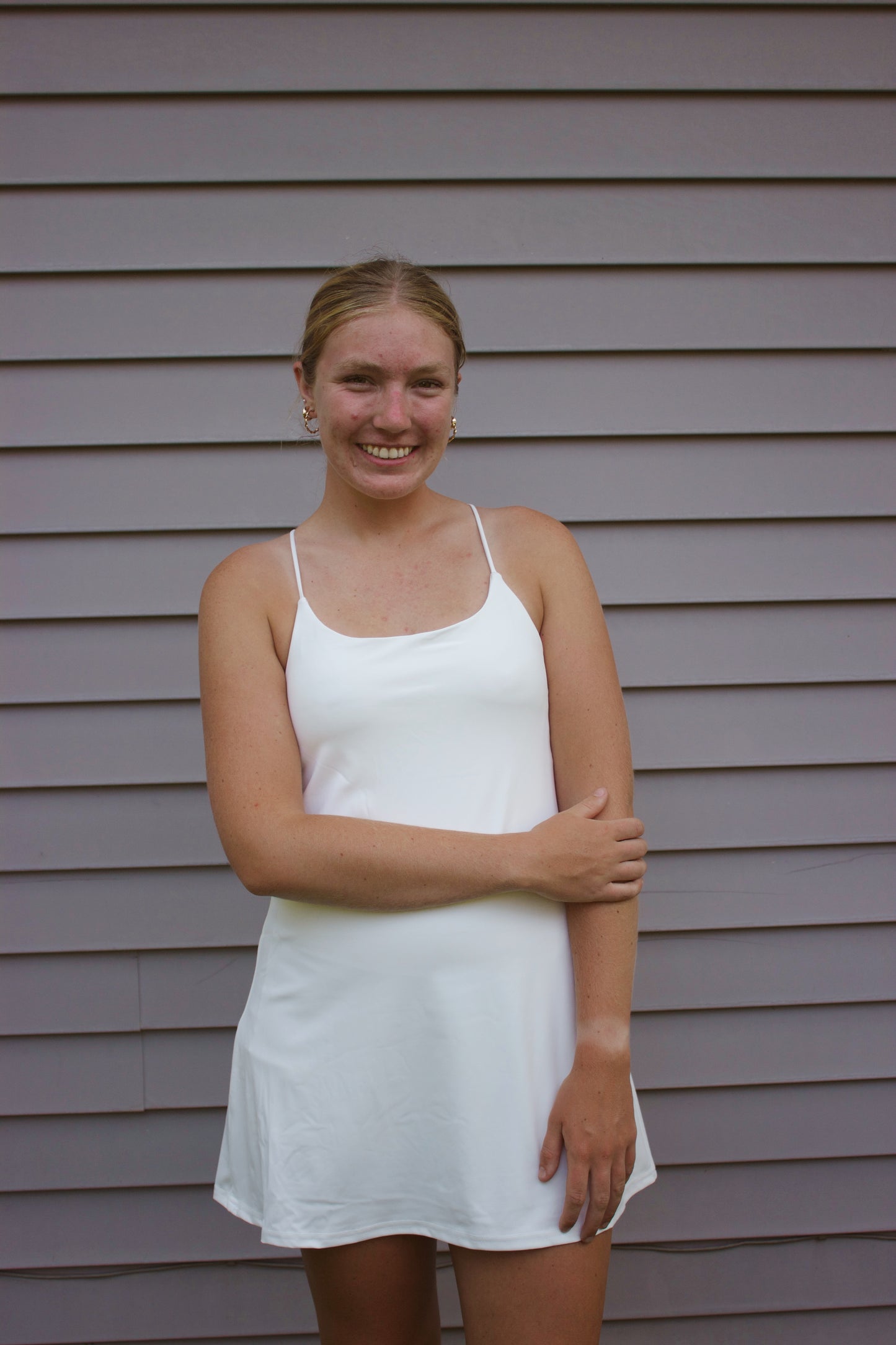 White Active Tennis Dress - Large
