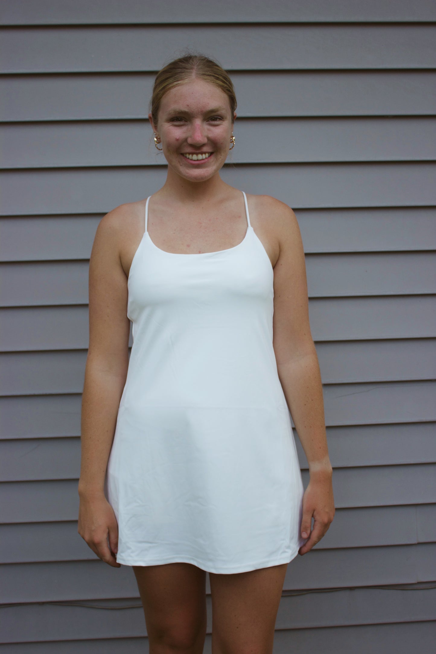 White Active Tennis Dress - Large