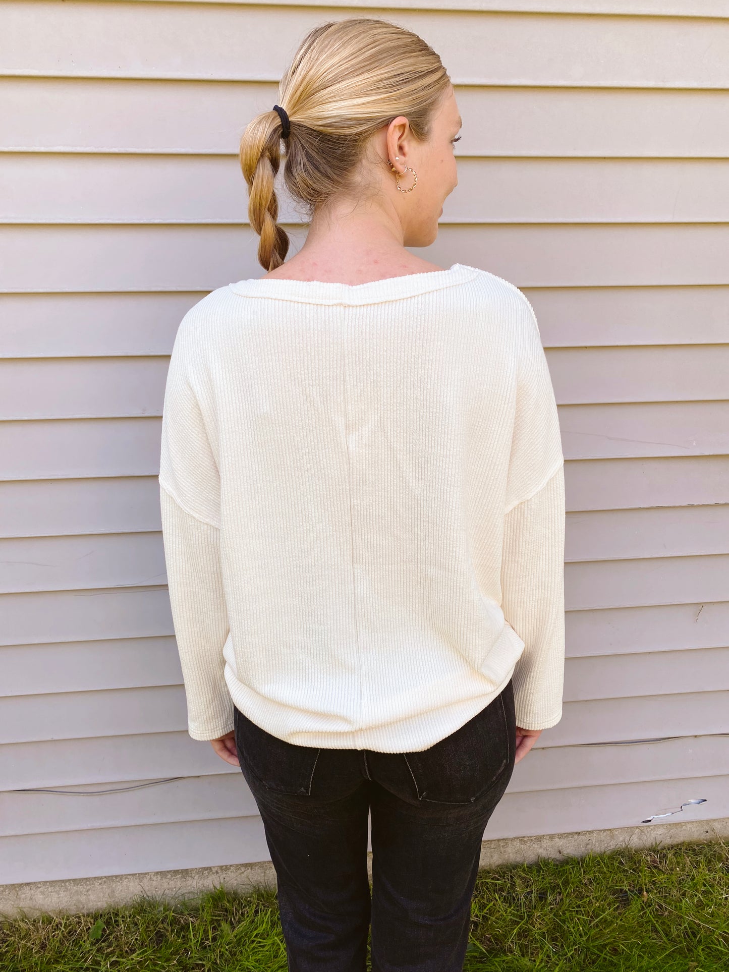 Ivory Bliss Long Sleeve Top