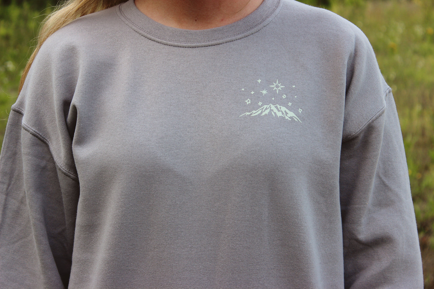 If The Stars Were Made To Worship So Will I Graphic Crewneck